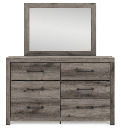 Urbanoore Twin Panel Bed with Storage, Dresser, Mirror and Nightstand