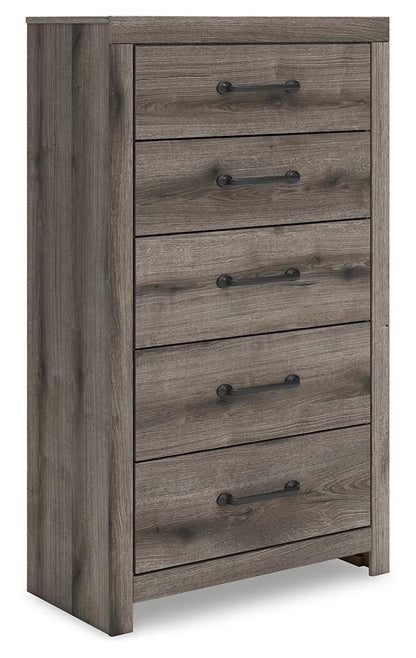Urbanoore Twin Panel Bed with Storage, Dresser, Mirror, Chest and Nightstand