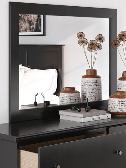Maribel Twin Panel Bed, Dresser, Mirror and Nightstand
