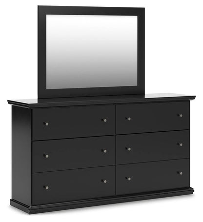 Maribel King Panel Bed, Dresser and Mirror