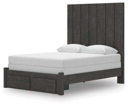 Parlayon Queen Panel Storage Bed, Dresser, Mirror, Chest and Nightstand