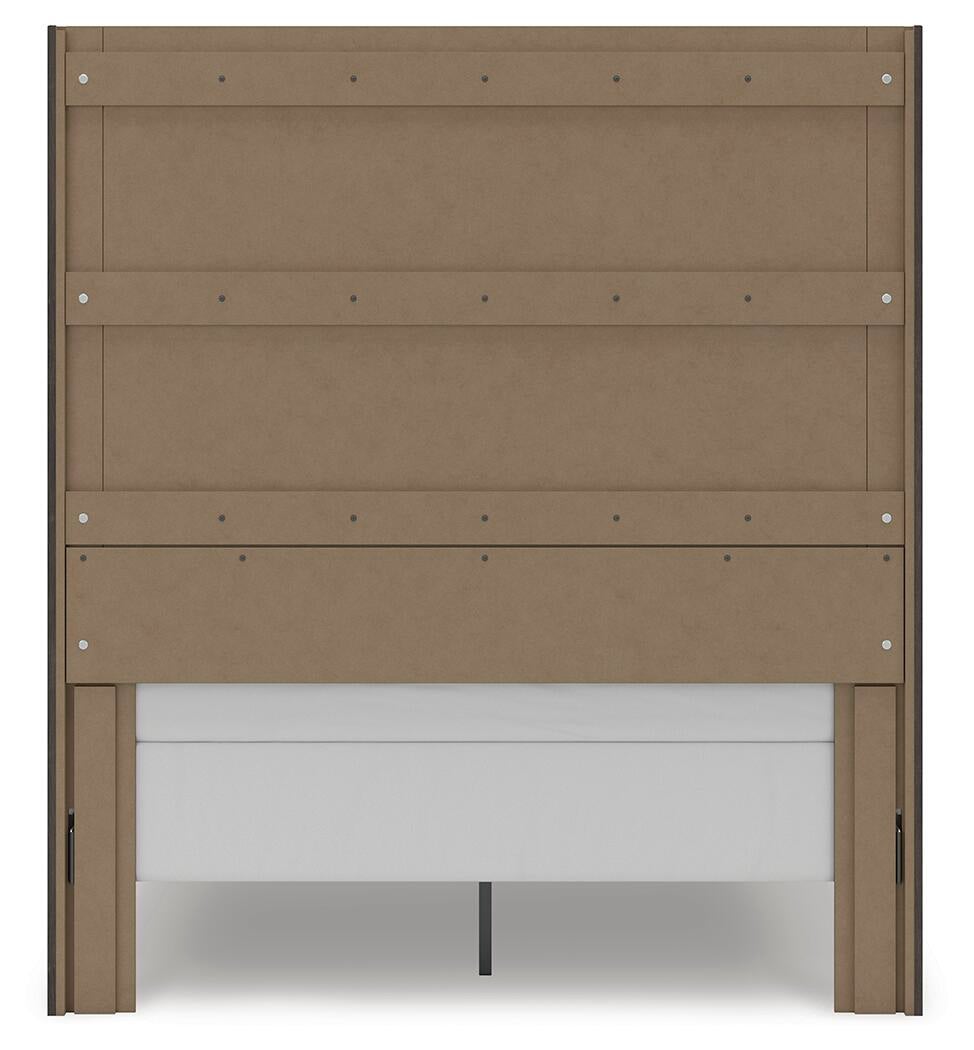 Parlayon Queen Panel Storage Bed, Dresser and Mirror