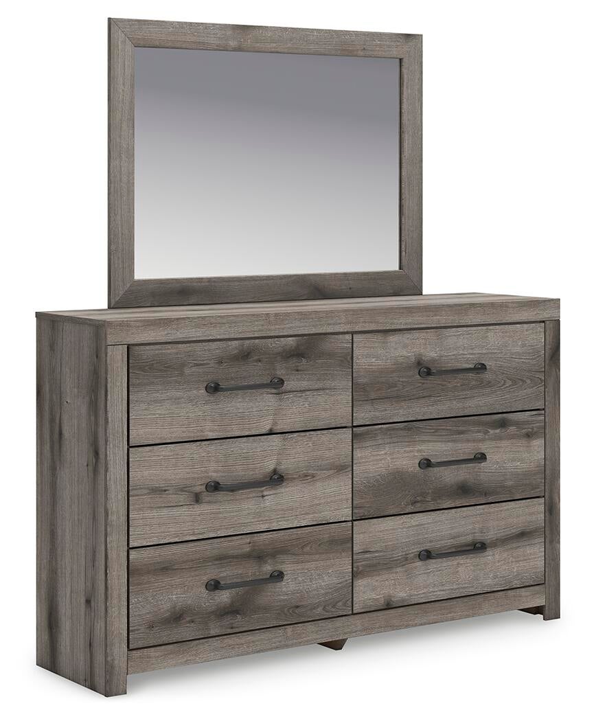 Urbanoore King Panel Bed, Dresser, Mirror, Chest and Nightstand