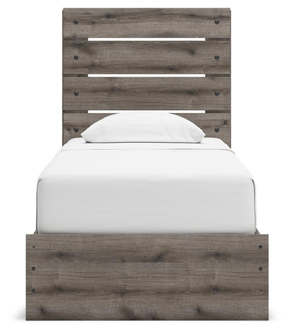 Urbanoore Twin Panel Storage Bed, Dresser and Mirror