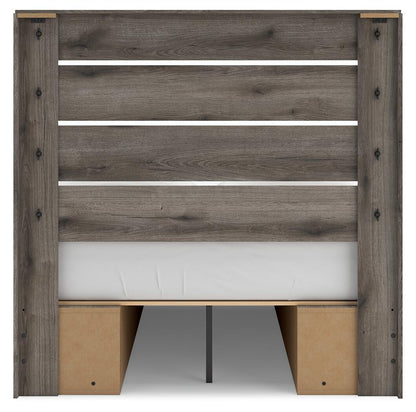 Urbanoore Full Panel Bed with Storage, Dresser, Mirror and Nightstand
