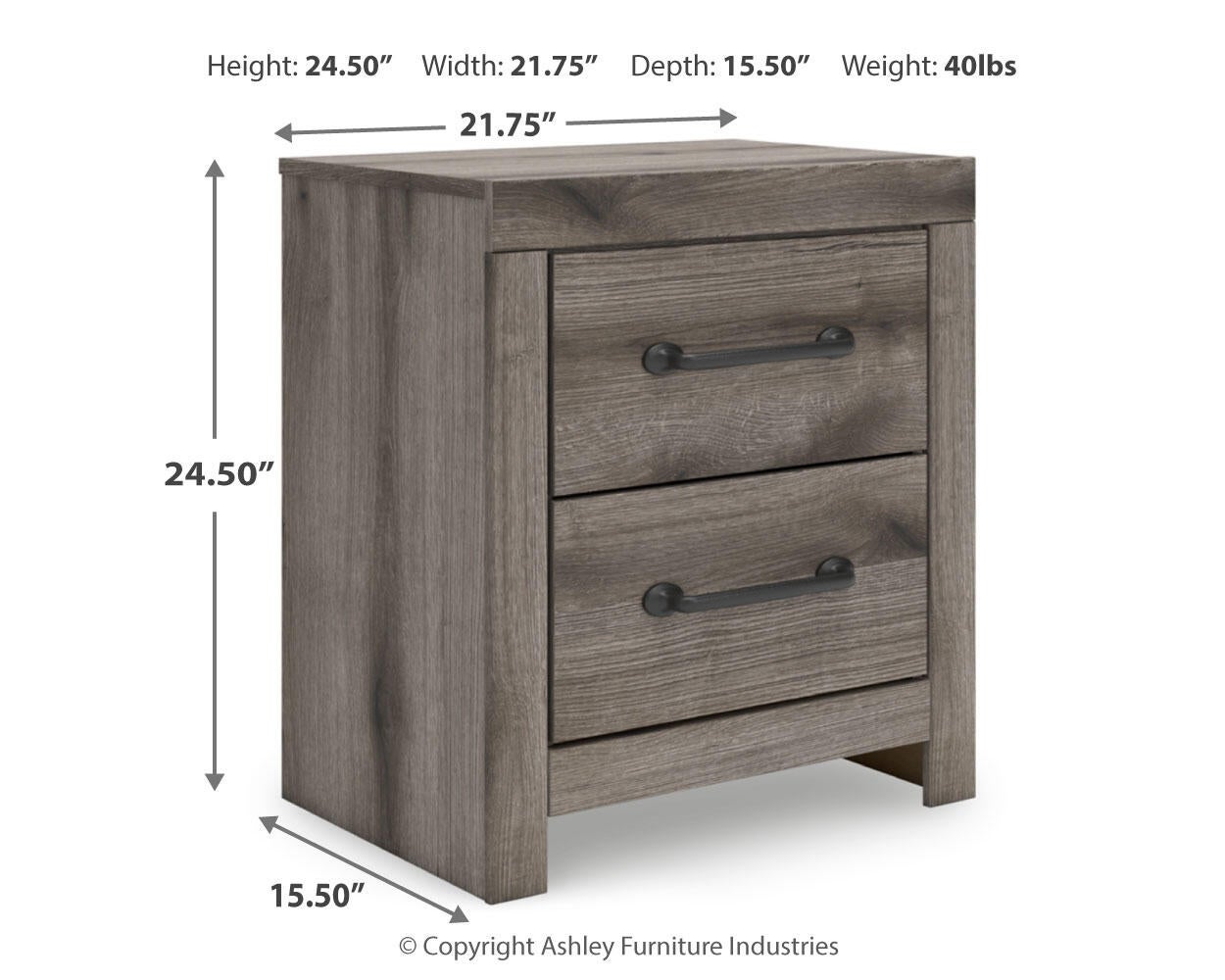 Urbanoore Full Panel Bed with Storage, Dresser, Mirror and Nightstand