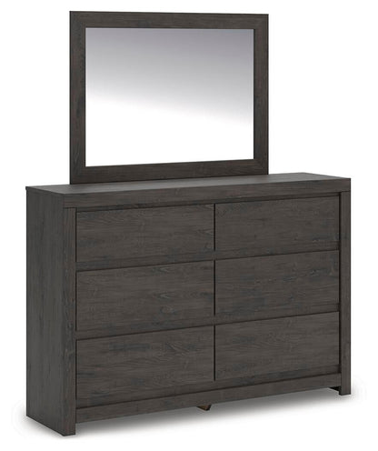 Parlayon Queen Panel Bed, Dresser and Mirror
