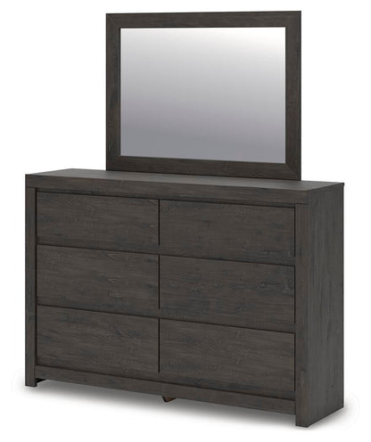 Parlayon Queen Panel Bed, Dresser and Mirror