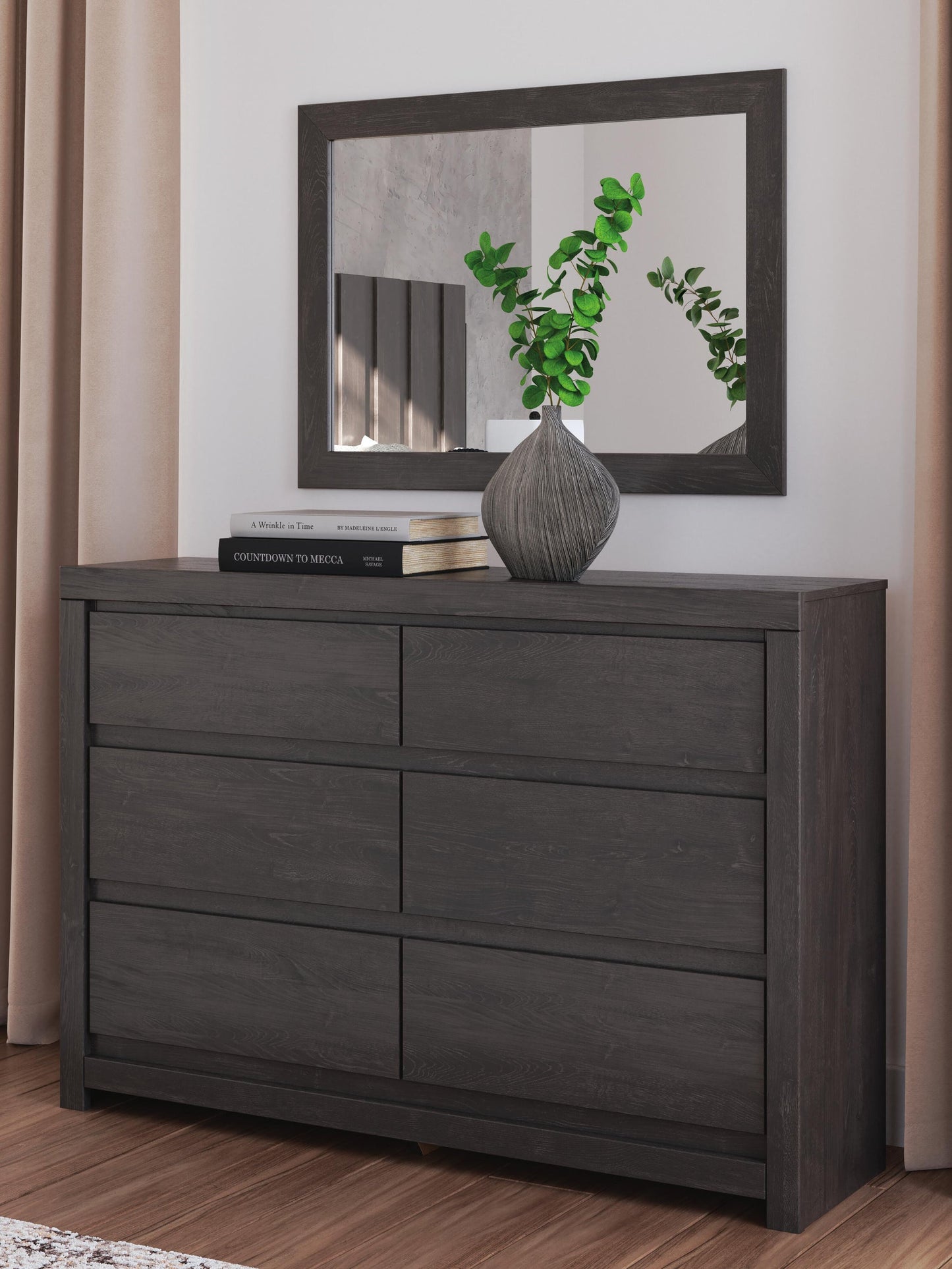 Parlayon Queen Panel Bed, Dresser and Mirror