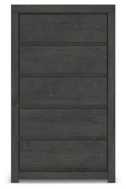 Parlayon Queen Panel Bed, Dresser, Mirror, Chest and Nightstand