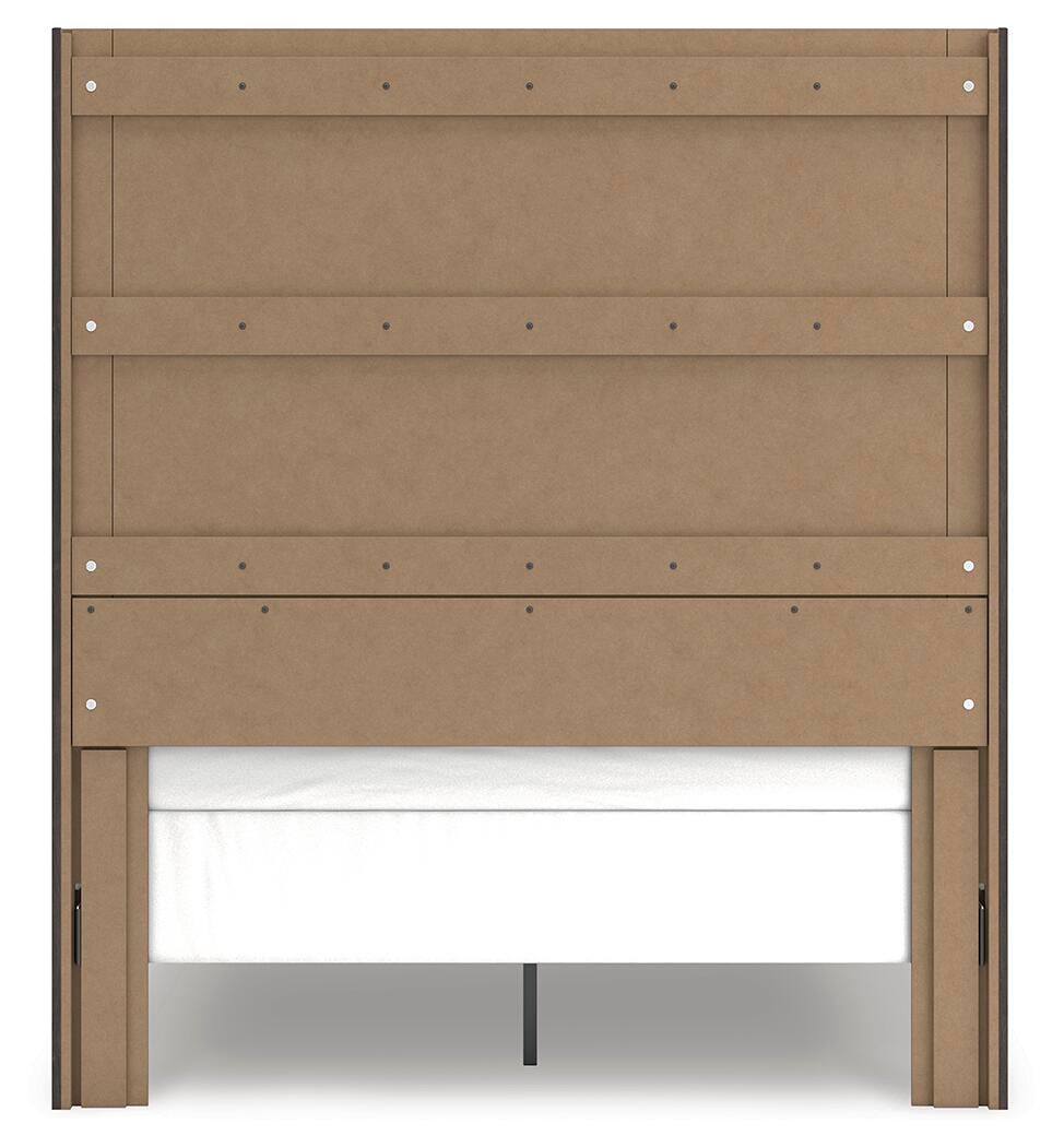 Parlayon Queen Panel Bed, Dresser, Mirror, Chest and Nightstand