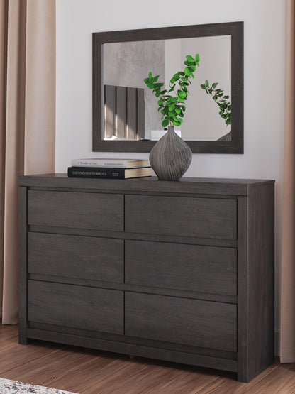 Parlayon Queen Panel Bed, Dresser, Mirror, Chest and Nightstand