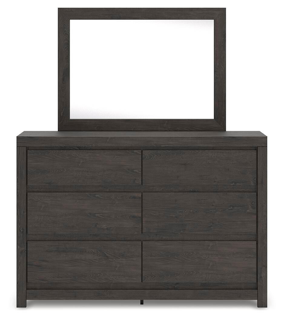 Parlayon King Panel Bed, Dresser and Mirror