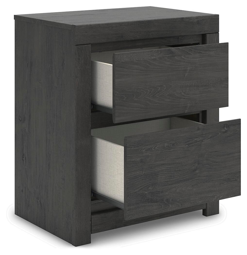 Parlayon King Panel Bed, Dresser, Mirror and Nightstand