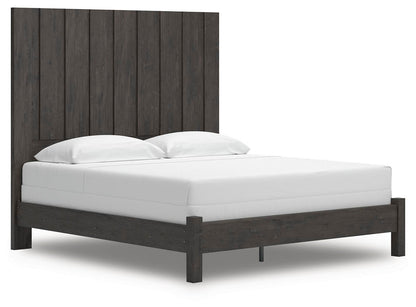 Parlayon King Panel Bed, Dresser, Mirror, Chest and Nightstand