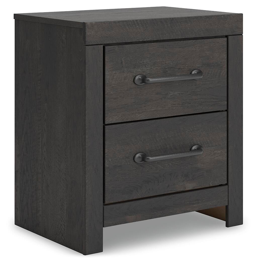 Delmorta Twin Panel Bed, Dresser, Mirror, Chest and Nightstand