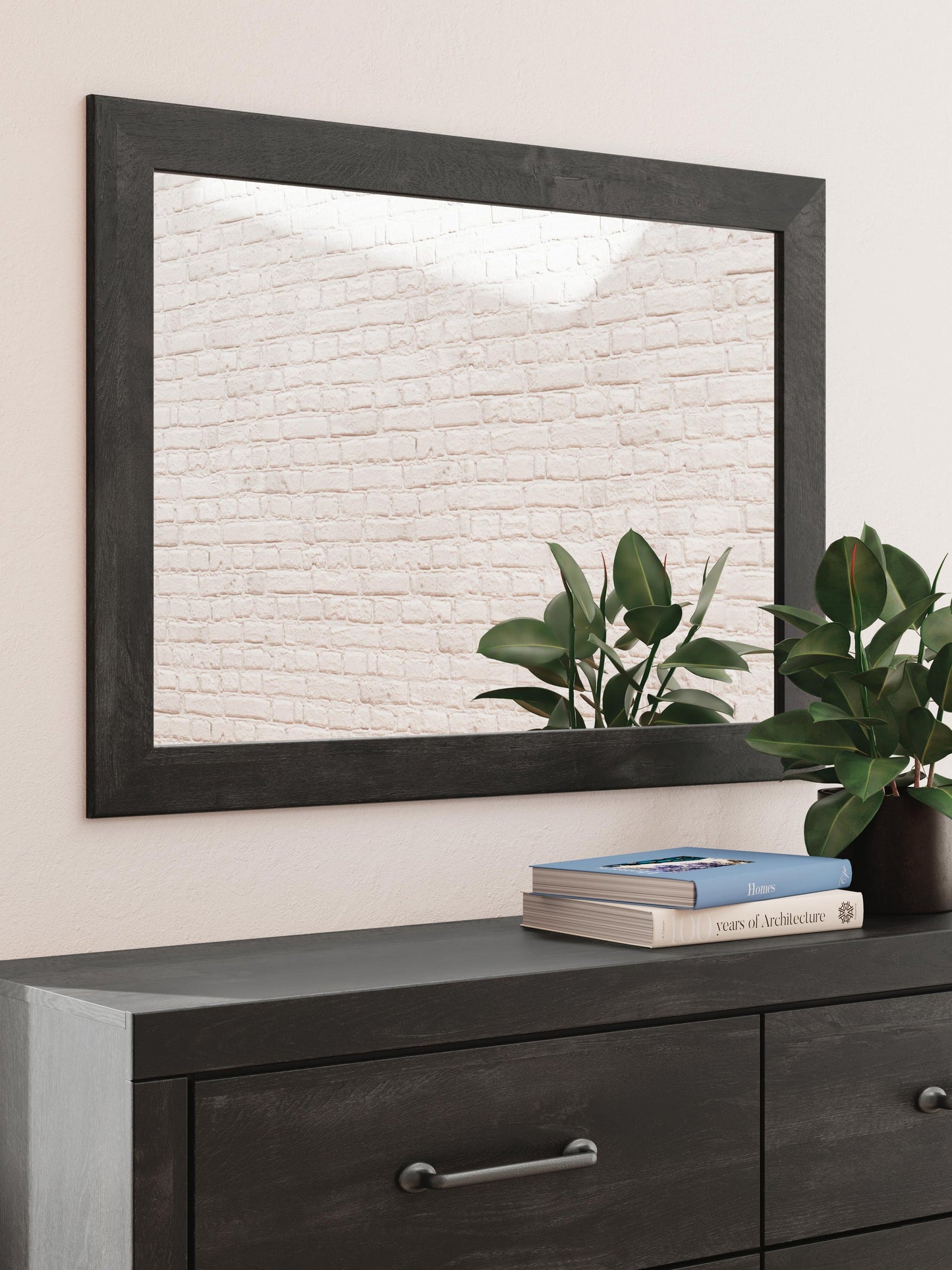 Delmorta Queen Panel Bed, Dresser, Mirror, Chest and Nightstand
