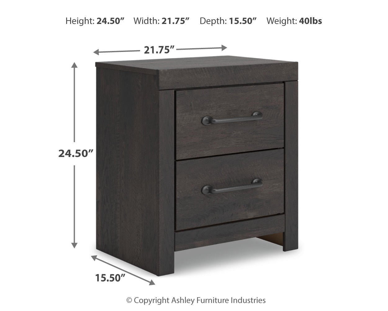 Delmorta Queen Panel Bed, Dresser, Mirror, Chest and Nightstand