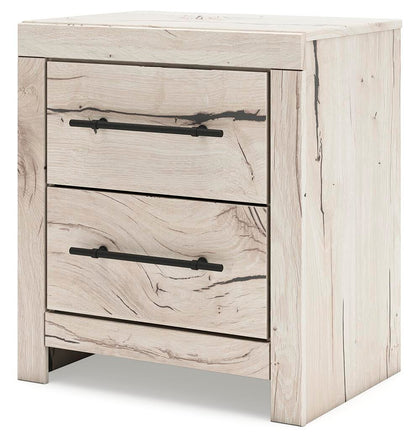 Lawroy King Panel Bed with Storage, Dresser, Mirror and Nightstand