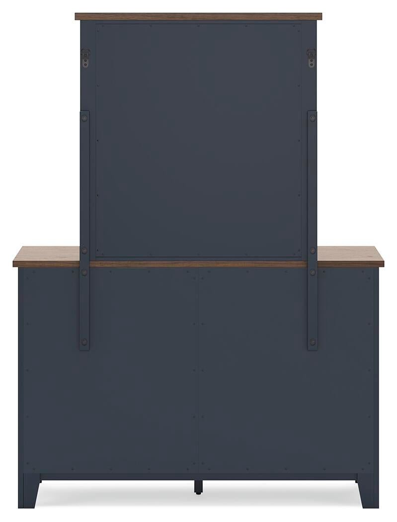 Landocken Full Panel Headboard, Dresser, Mirror and Nightstand