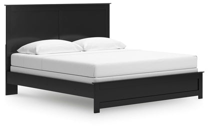 Maribel King Panel Bed, Dresser, Mirror, Chest and Nightstand