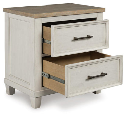 Shaybrock California King Panel Bed, Dresser, Mirror, Chest and Nightstand
