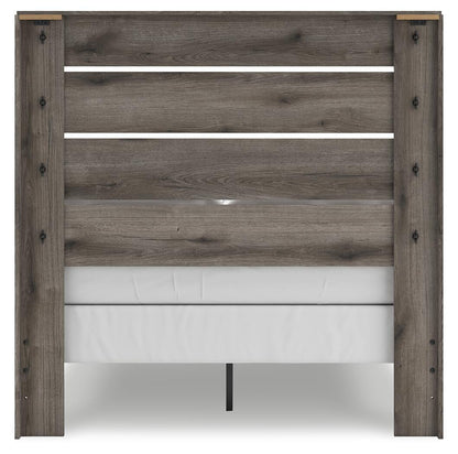 Urbanoore Full Panel Bed, Dresser, Mirror, Chest and Nightstand