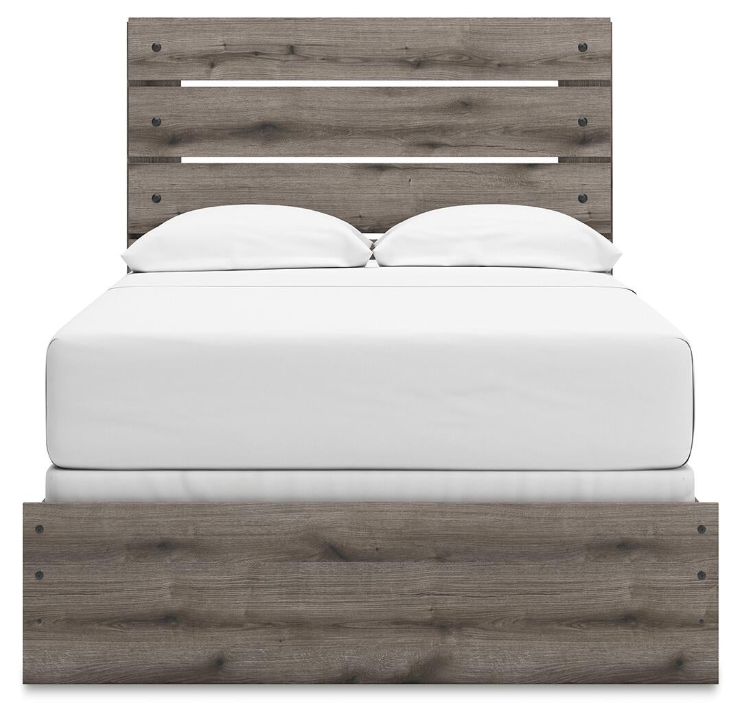 Urbanoore Full Panel Bed, Dresser, Mirror, Chest and Nightstand