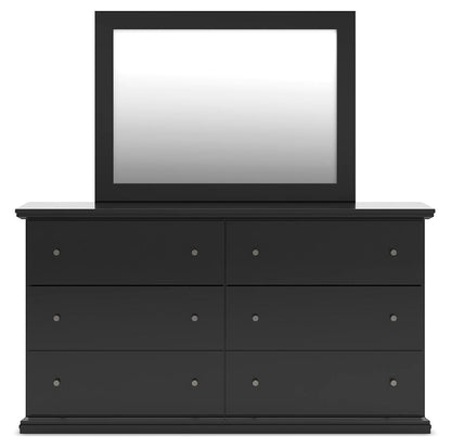 Maribel Full Panel Bed, Dresser, Mirror, Chest and Nightstand