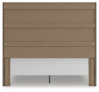 Parlayon King Panel Storage Bed, Dresser, Mirror, Chest and Nightstand