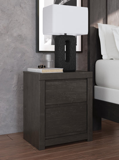 Parlayon King Panel Storage Bed, Dresser, Mirror, Chest and Nightstand