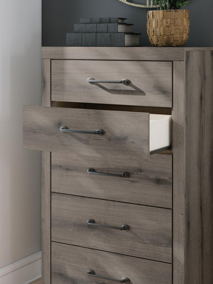 Urbanoore Queen Panel Bed, Dresser, Mirror, Chest and Nightstand