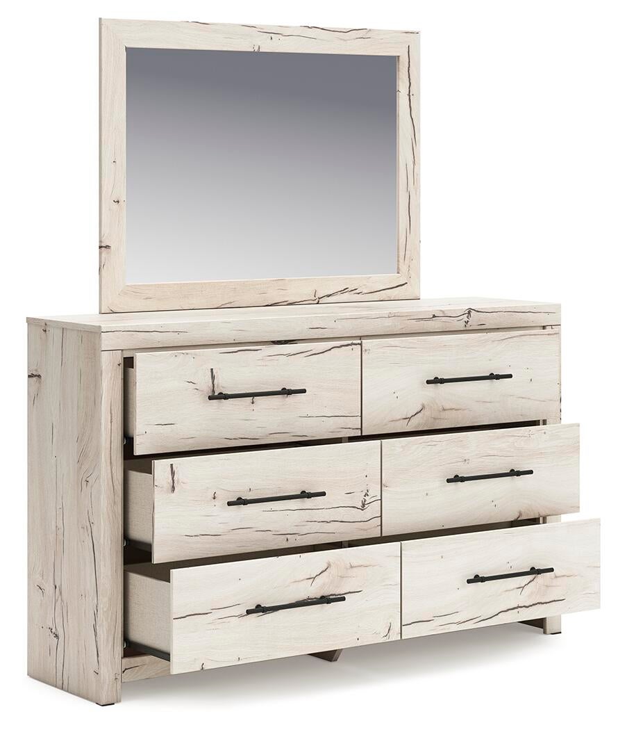 Lawroy Twin Panel Bed, Dresser, Mirror, Chest and Nightstand
