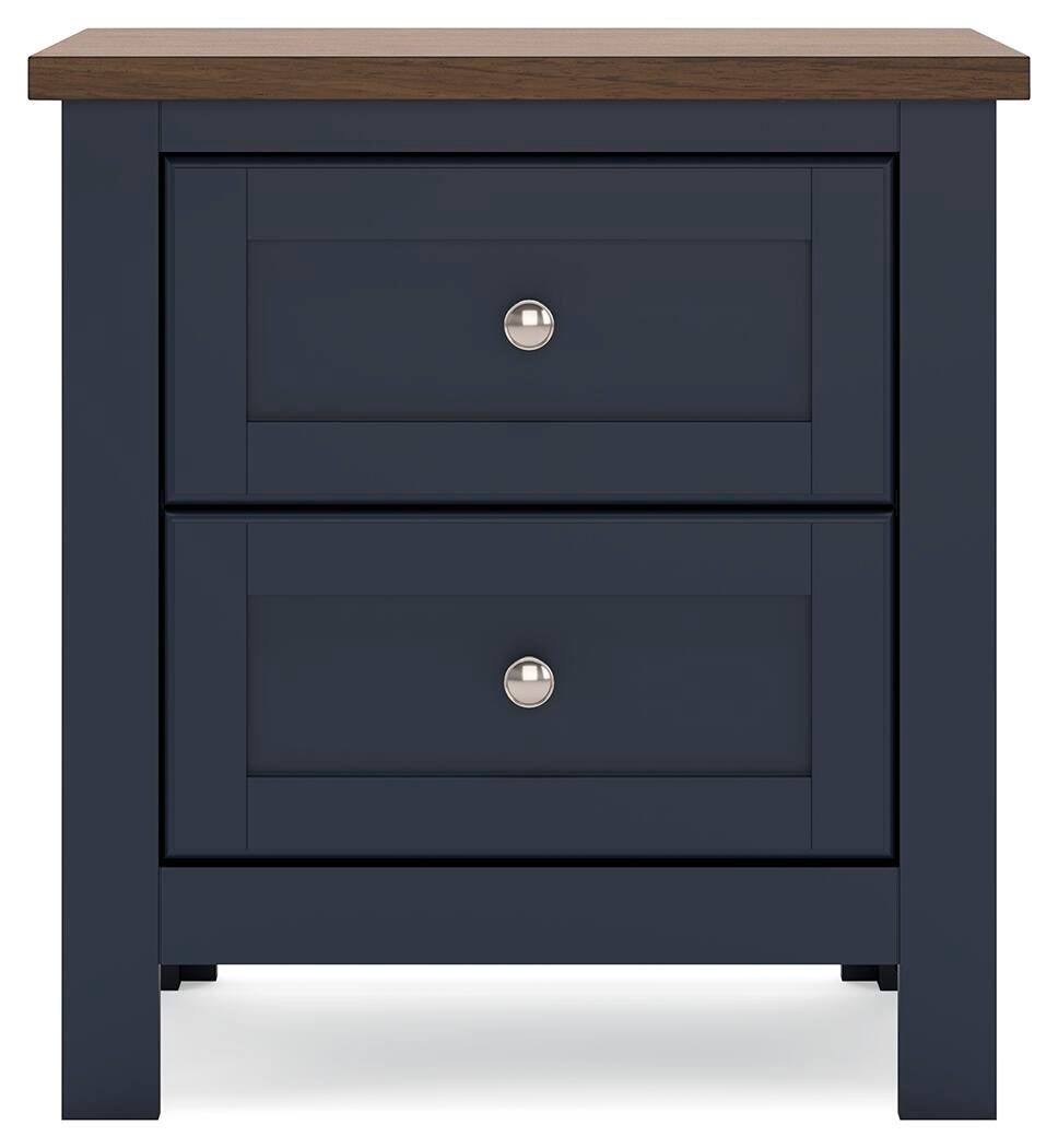 Landocken Twin Panel Headboard, Dresser, Mirror, Chest and Nightstand