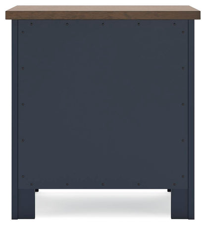 Landocken Twin Panel Headboard, Dresser, Mirror, Chest and Nightstand