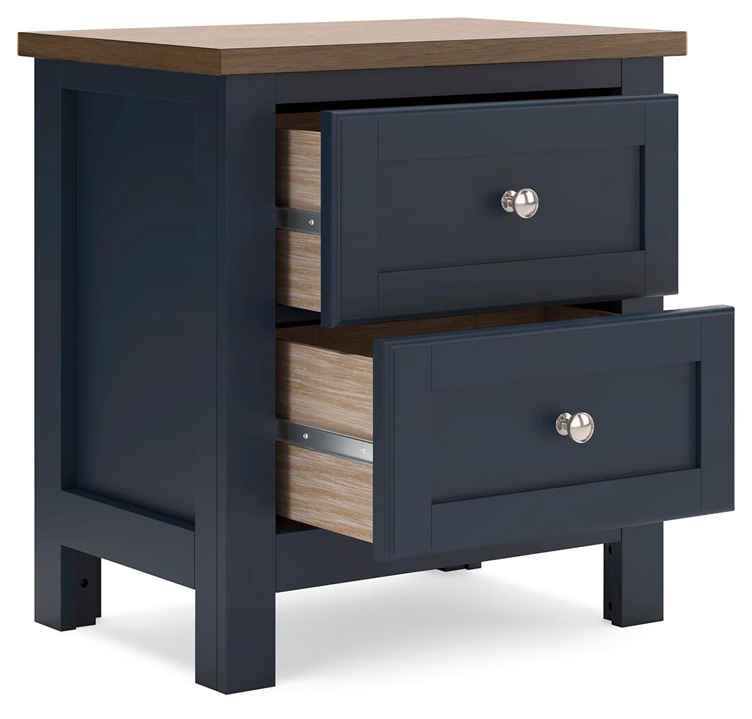 Landocken Twin Panel Headboard, Dresser, Mirror, Chest and Nightstand