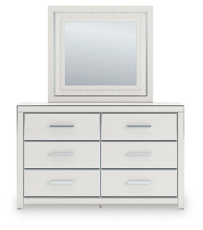 Birmonton Queen Upholstered Panel Bed, Dresser, Mirror, Chest and Nightstand