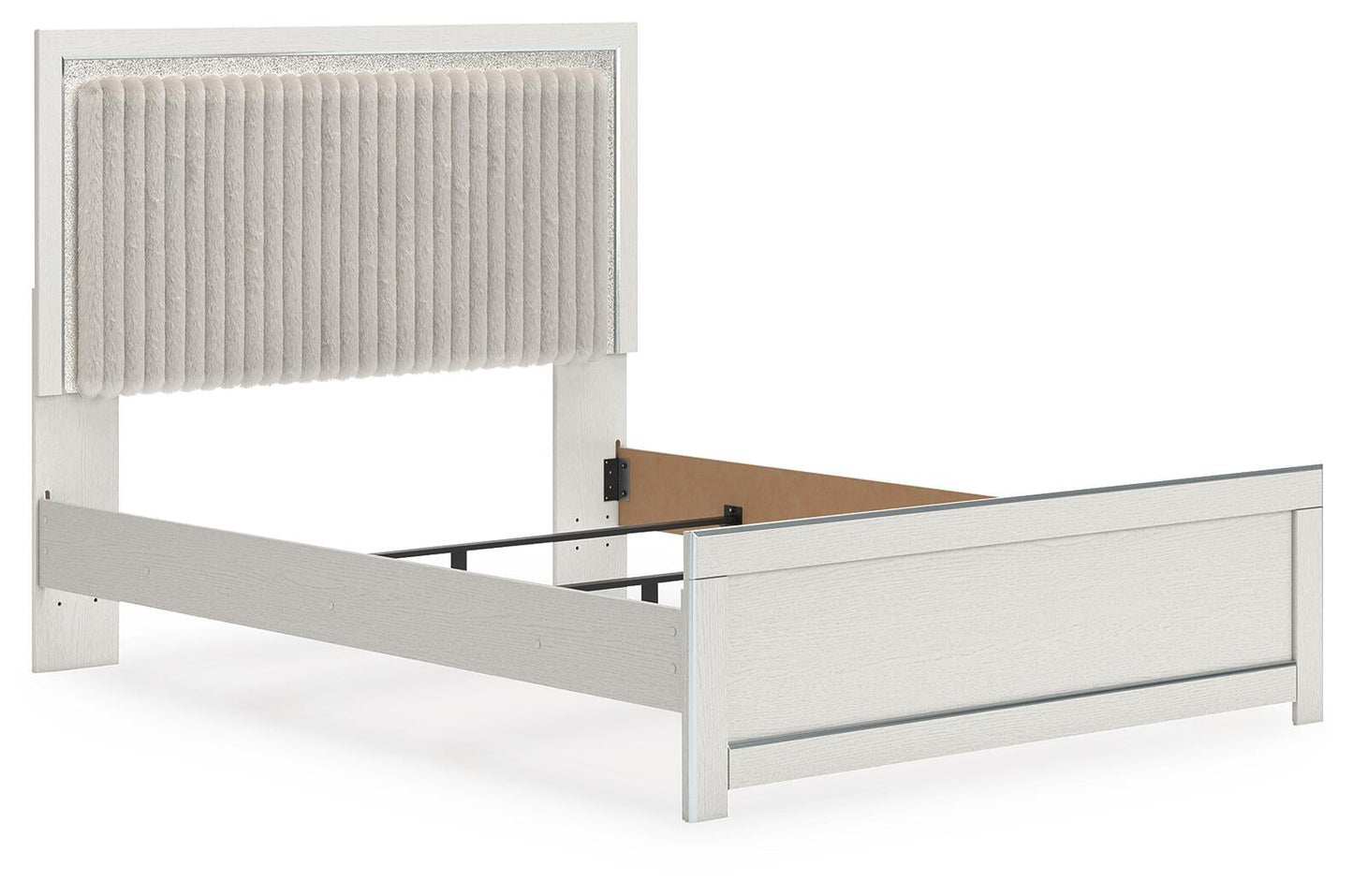 Birmonton Queen Upholstered Panel Bed, Dresser, Mirror and Nightstand