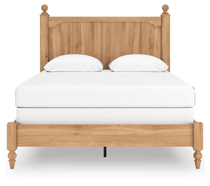 Galletyn Queen Panel Bed with Mirrored Dresser and Nightstand