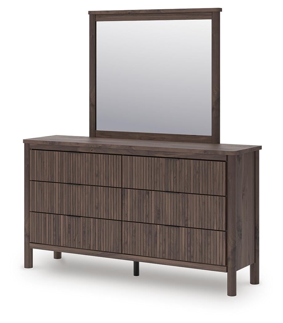 Cadmori Twin Panel Bed, Dresser, Mirror, Chest and Nightstand