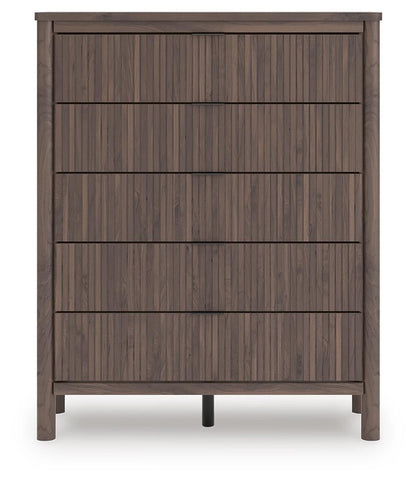Cadmori Twin Panel Bed, Dresser, Mirror, Chest and Nightstand
