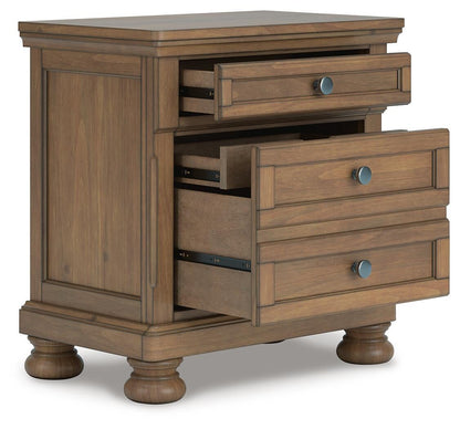 Vandenmore Queen Panel Bed with Mirrored Dresser, Chest and Nightstand