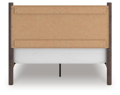 Cadmori Queen Panel Bed, Dresser, Mirror and Nightstand