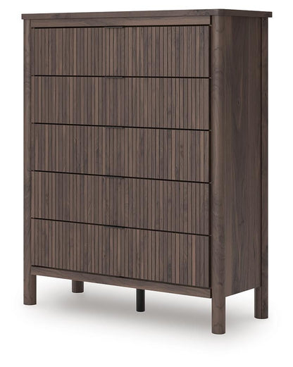 Cadmori Full Panel Platform Bed, Dresser, Mirror, Chest and Nightstand