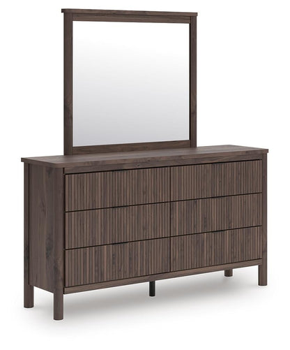 Cadmori Full Panel Bed, Dresser, Mirror and Nightstand