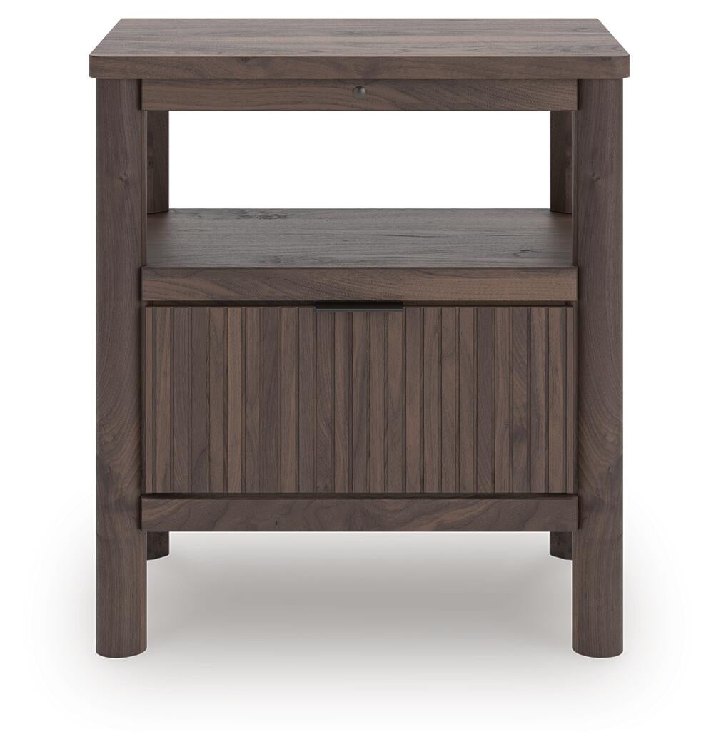 Cadmori Full Panel Bed, Dresser, Mirror and Nightstand