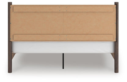 Cadmori King Panel Platform Bed, Dresser, Mirror, Chest and Nightstand