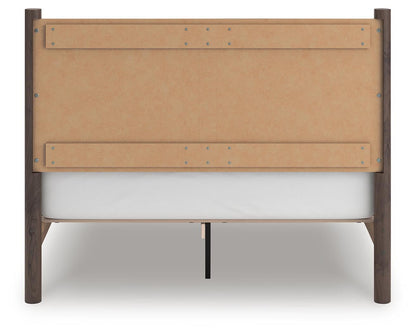 Cadmori Queen Panel Platform Bed, Dresser, Mirror, Chest and Nightstand