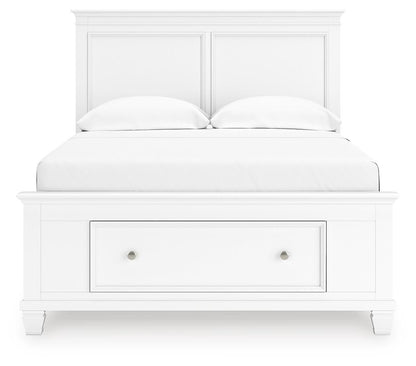 Fortman Full Panel Storage Bed, Dresser and Mirror