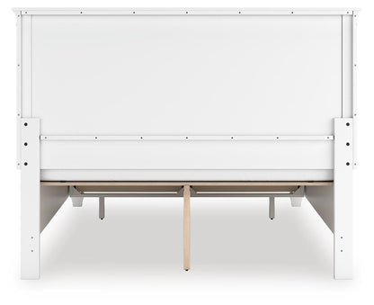 Fortman Queen Panel Storage Bed with Mirrored Dresser